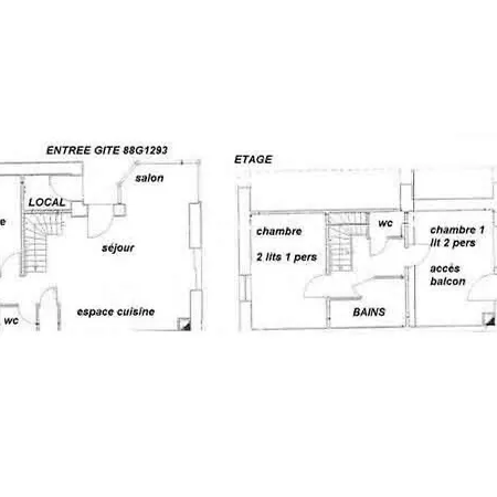 Hébergement de vacances Le Tholy, 4 Pièces, 6 Personnes - Fr-1-589-217 *
